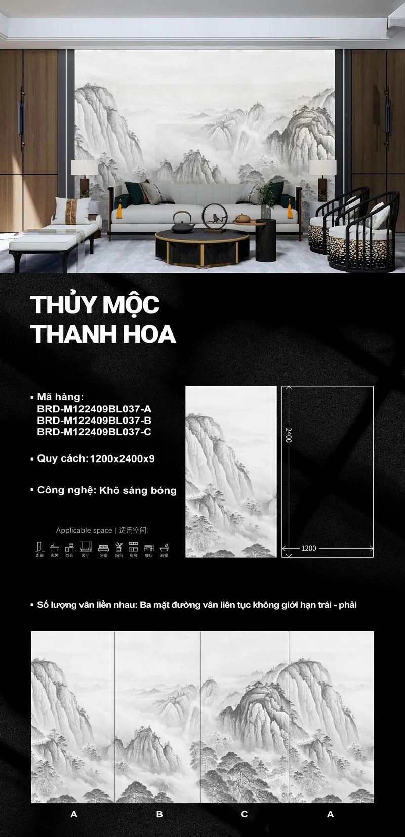 Thủy mộc thanh hoa M122409BL037