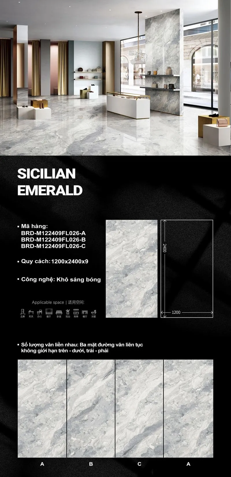 Sicilian Emerald M122409FL026