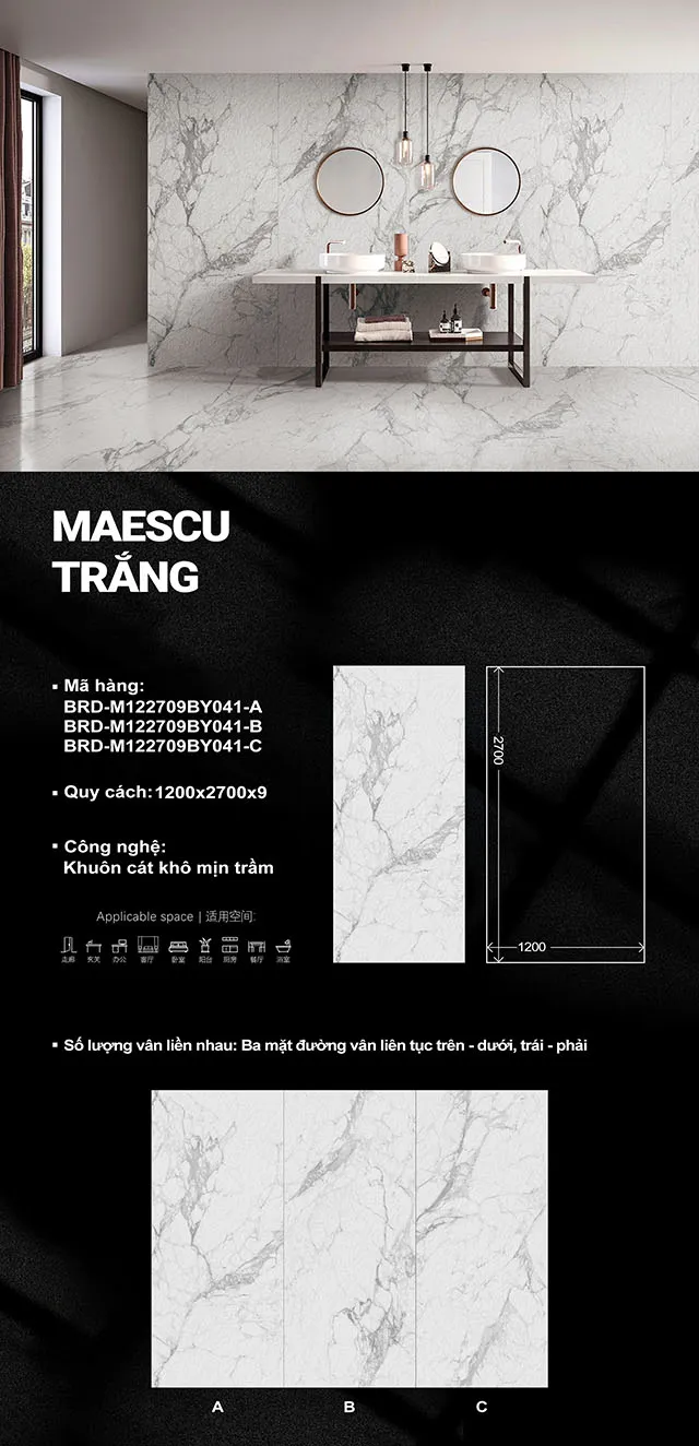 Maescu Trắng M122709BY041